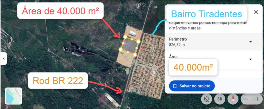 �rea - Venda - S�o F�lix II - Marab� - PA